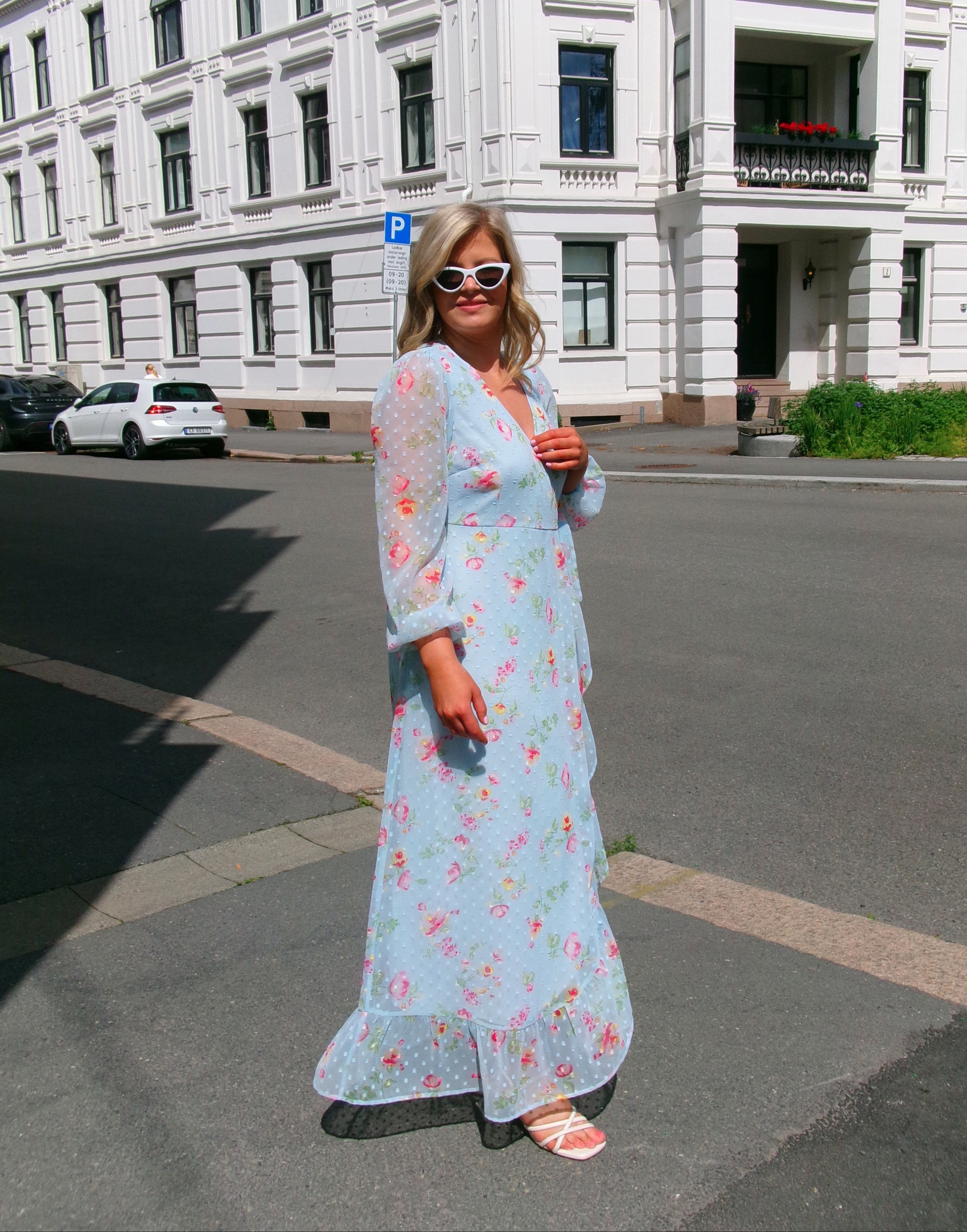 VIEDEE Long Dress - Nantucket Breeze